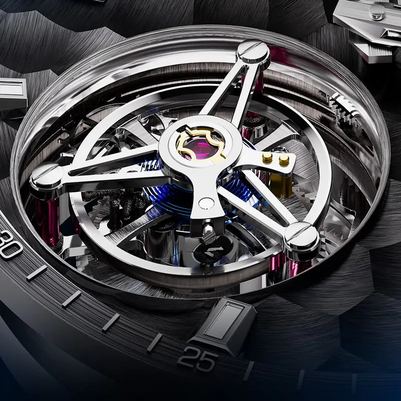 BG7005 Hammered Tourbillon Automatic Watch