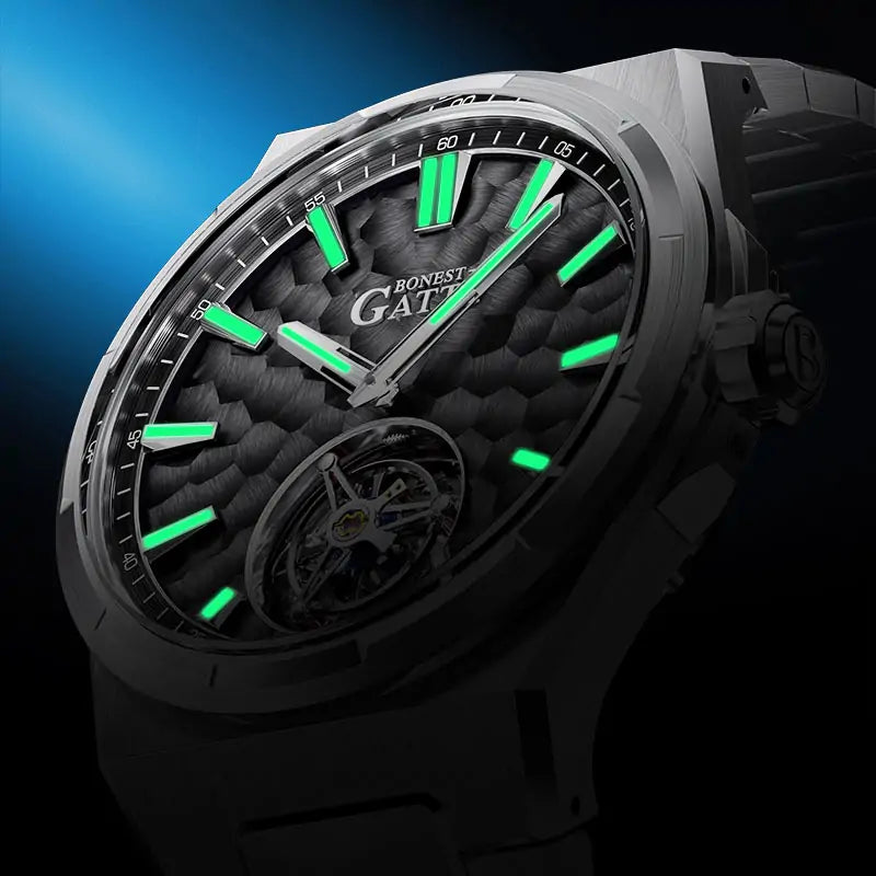 BG7005 Hammered Tourbillon Automatic Watch