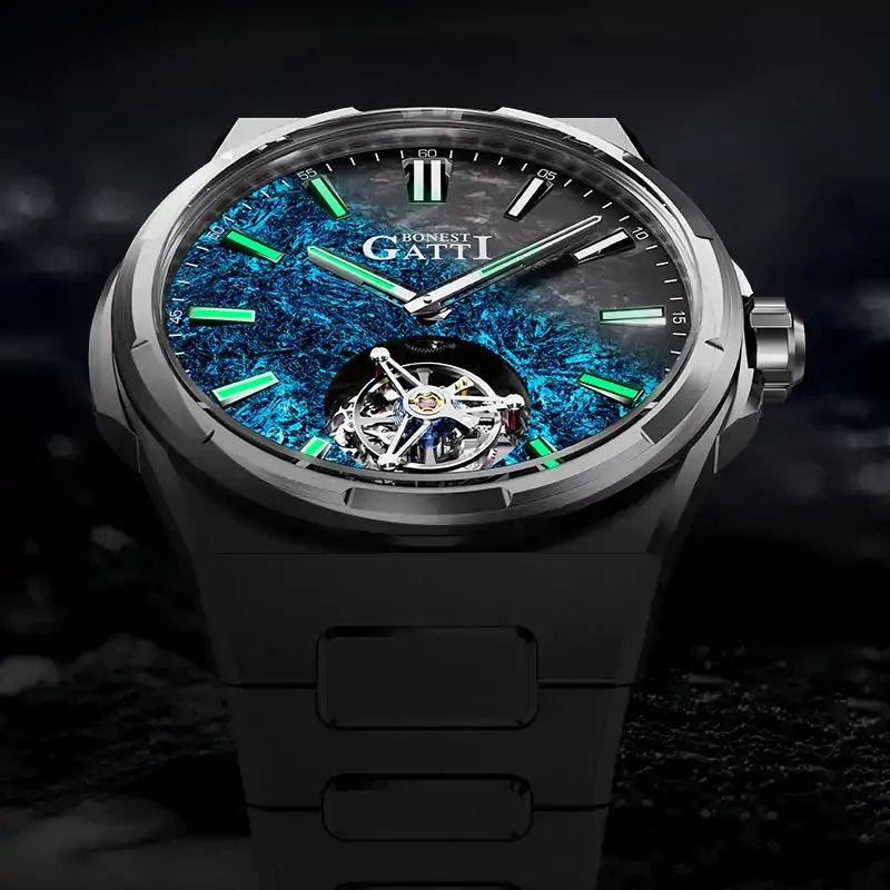 BG7006 Carbon Fiber Tourbillon Automatic Watch