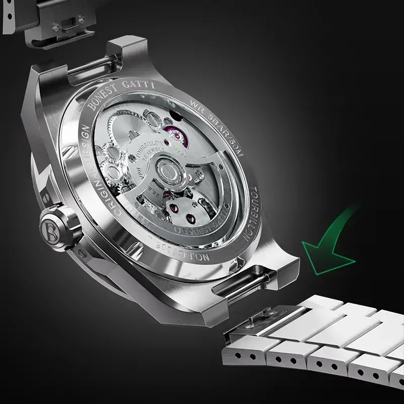 BG7006 Carbon Fiber Tourbillon Automatic Watch