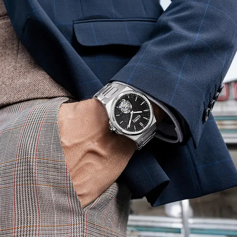 BG7006 Carbon Fiber Tourbillon Automatic Watch