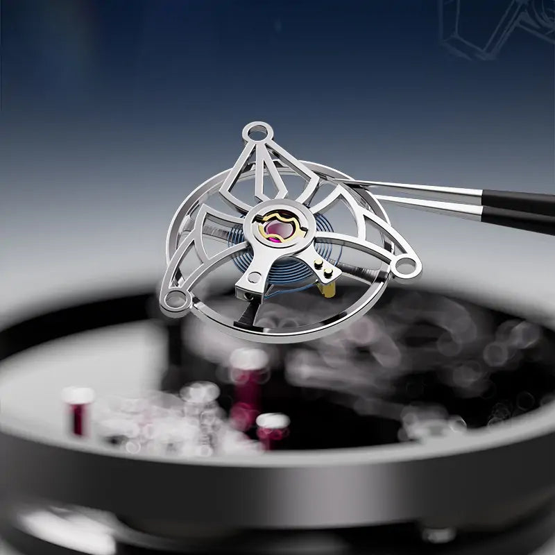 BG7007 Crystal Case Tourbillon Automatic Watch