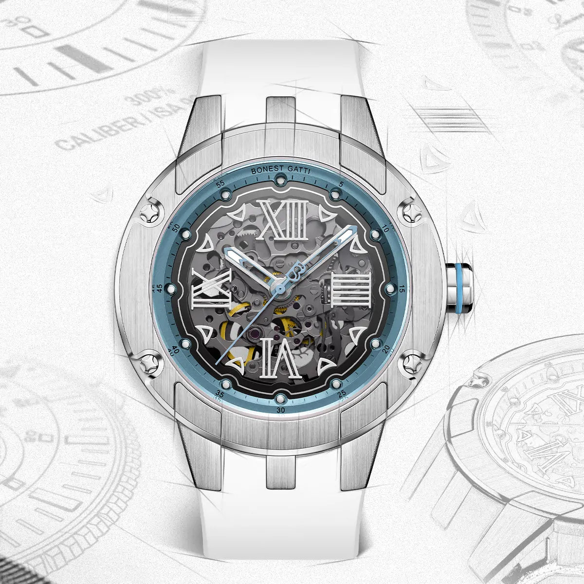 BG7701 Stainless Steel Automatic Watch