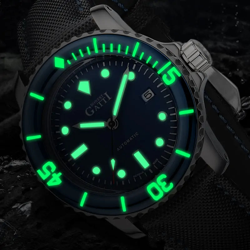 BG8002 Diving Automatic Watch 316L Steel