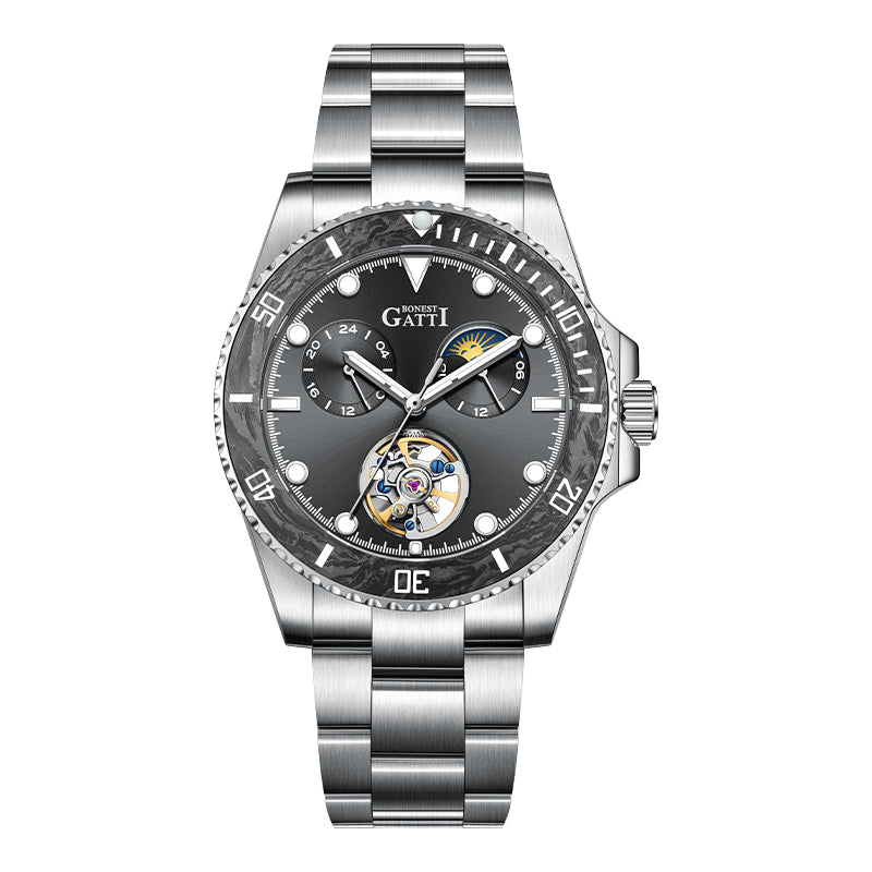 BG8003 Moon Phase Automatic Watch