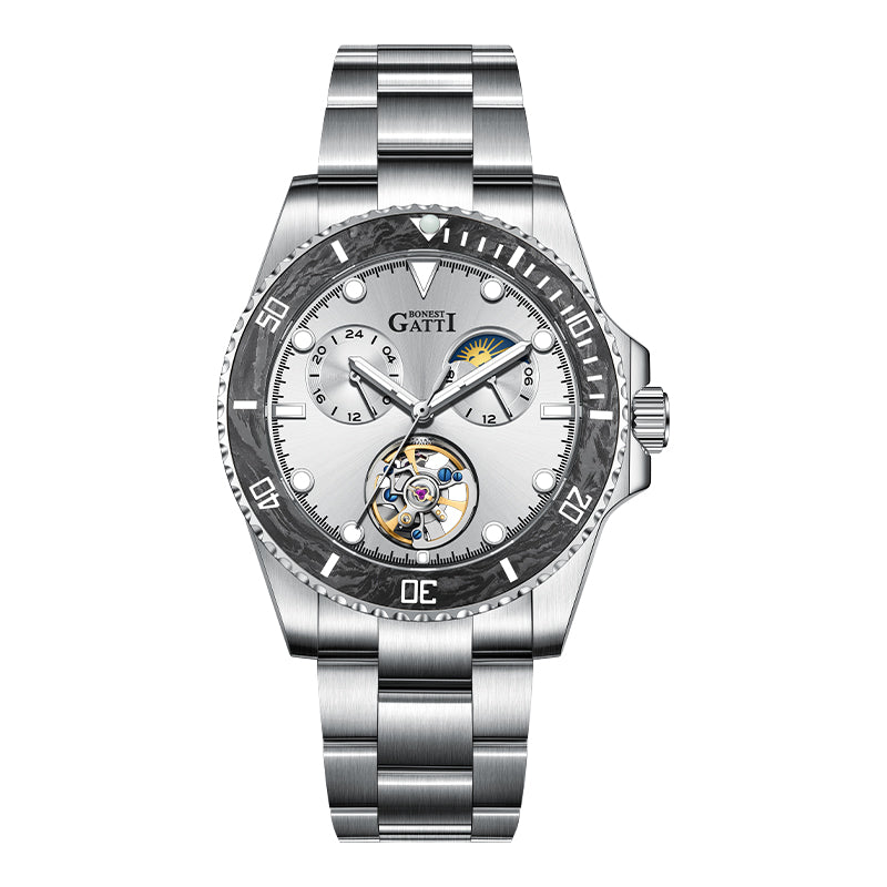 BG8003 Moon Phase Automatic Watch