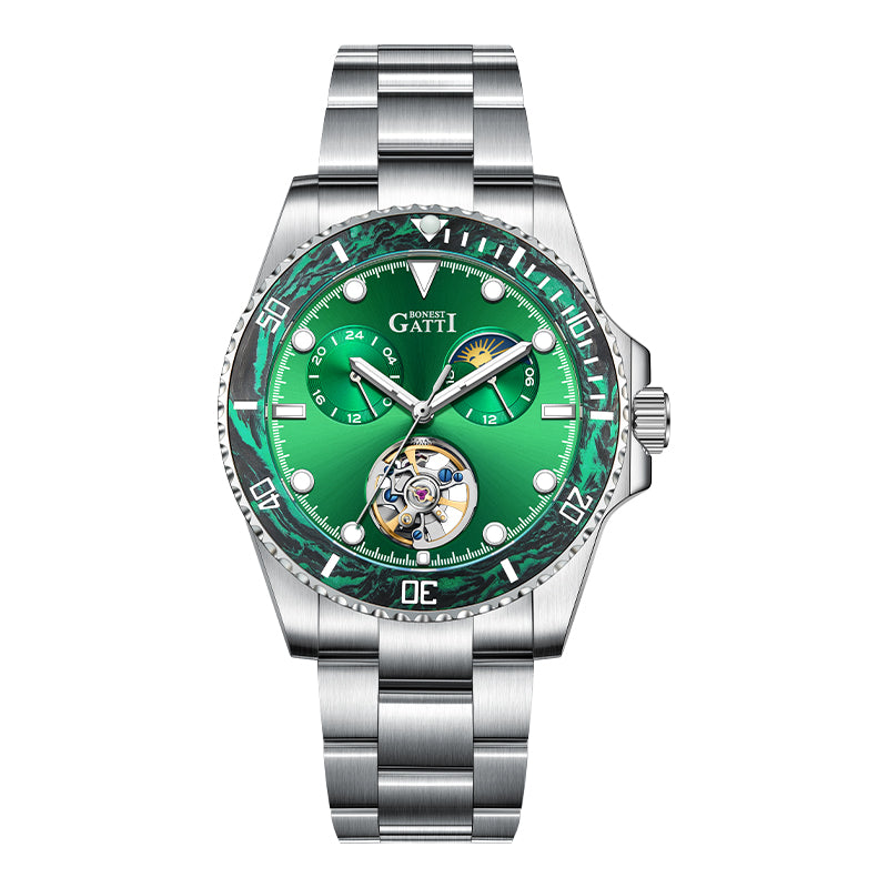 BG8003 Moon Phase Automatic Watch