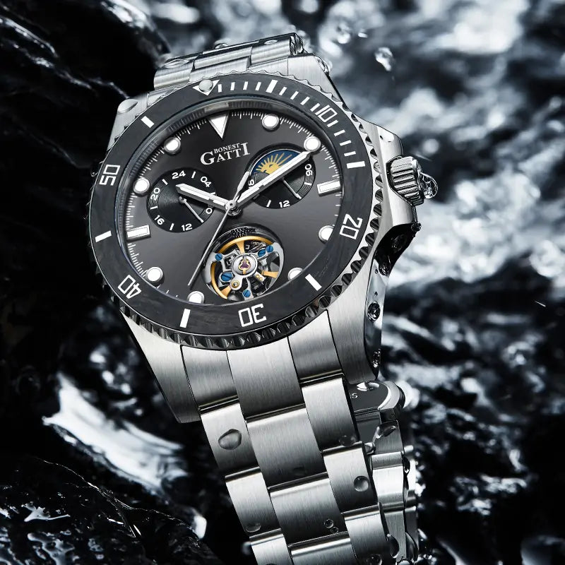 BG8003 Moon Phase Automatic Watch