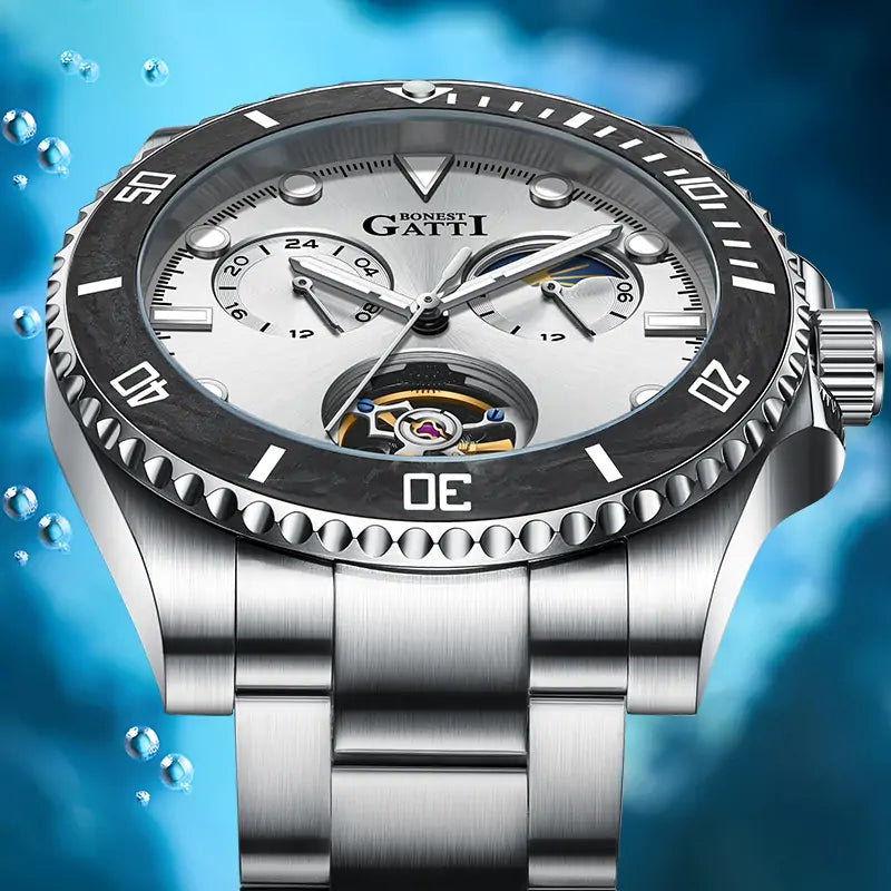 BG8003 Moon Phase Automatic Watch