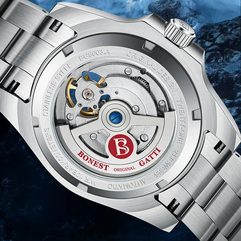 BG8003 Moon Phase Automatic Watch