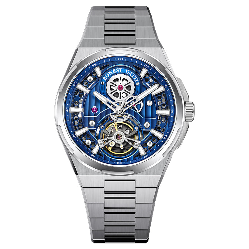 BG8007 Skeleton Automatic Mechanical Watch