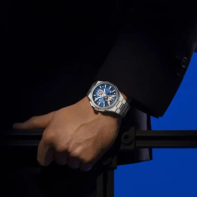 BG8007 Skeleton Automatic Mechanical Watch