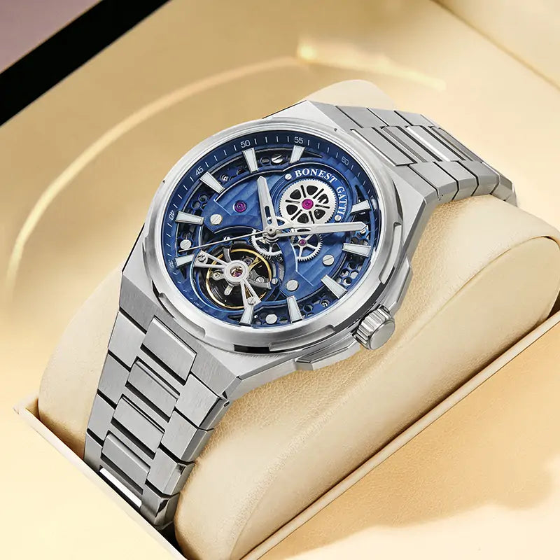 BG8007 Skeleton Automatic Mechanical Watch
