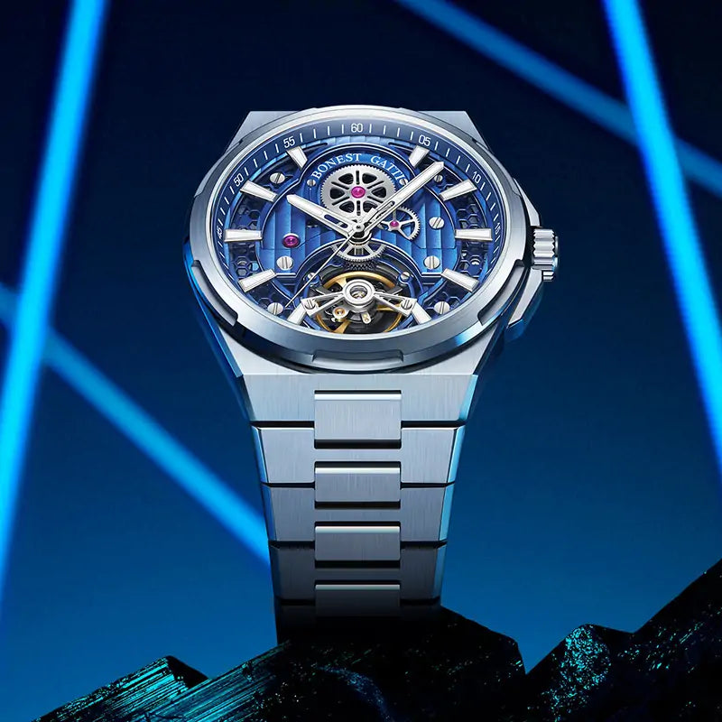 BG8007 Skeleton Automatic Mechanical Watch