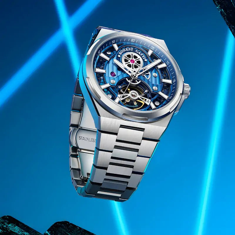 BG8007 Skeleton Automatic Mechanical Watch