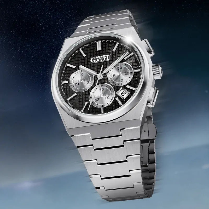 BG8016 Quartz Multifunction Calendar Watch