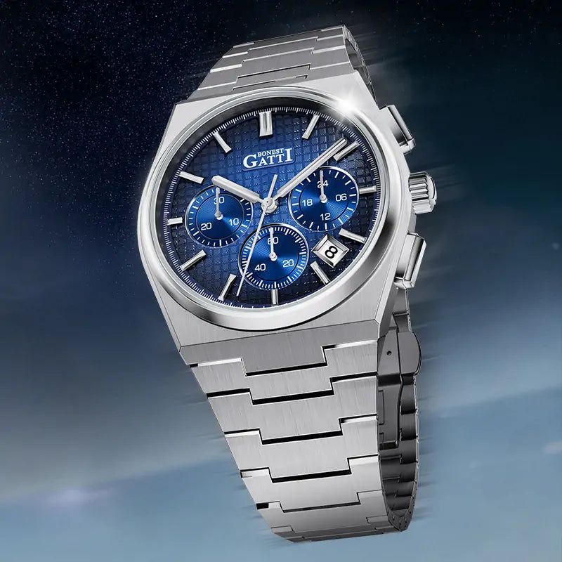 BG8016 Quartz Multifunction Calendar Watch