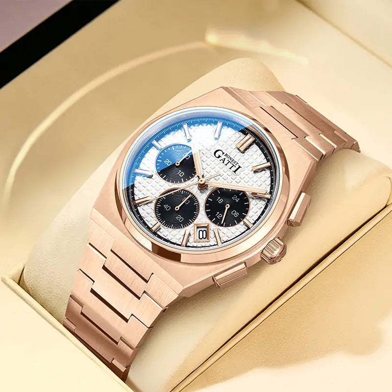 BG8016 Quartz Multifunction Calendar Watch