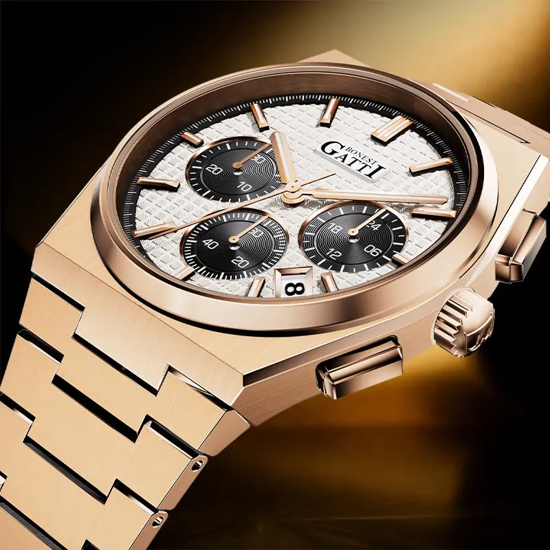 BG8016 Quartz Multifunction Calendar Watch