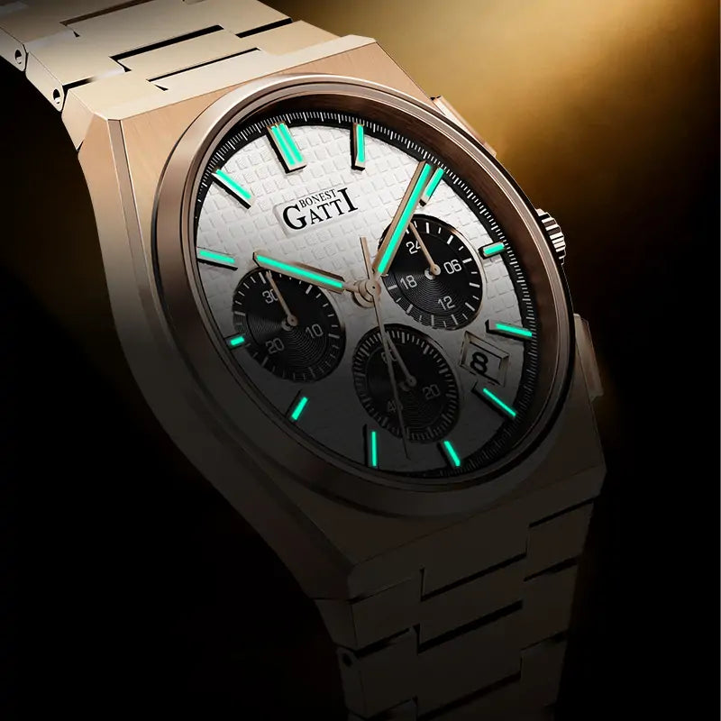 BG8016 Quartz Multifunction Calendar Watch