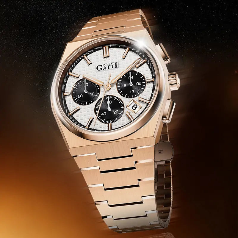 BG8016 Quartz Multifunction Calendar Watch