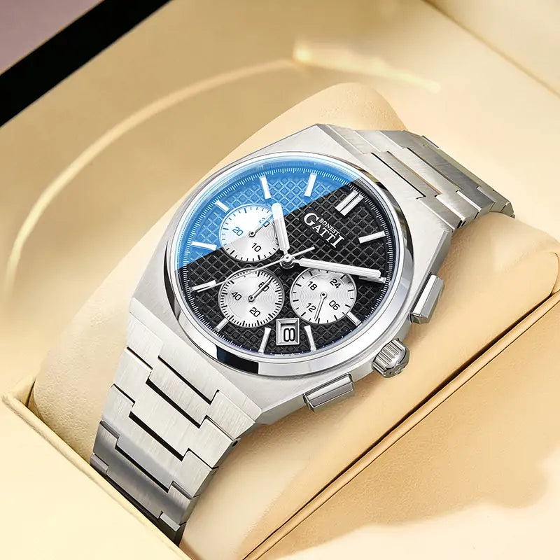 BG8016 Quartz Multifunction Calendar Watch