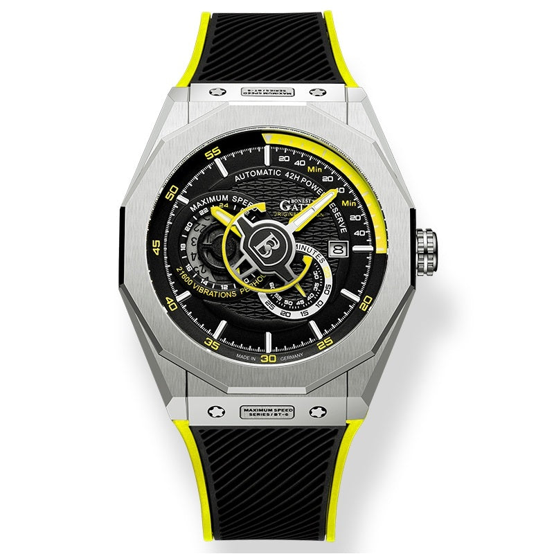 BG8601 Geometric Skeleton Automatic Watch