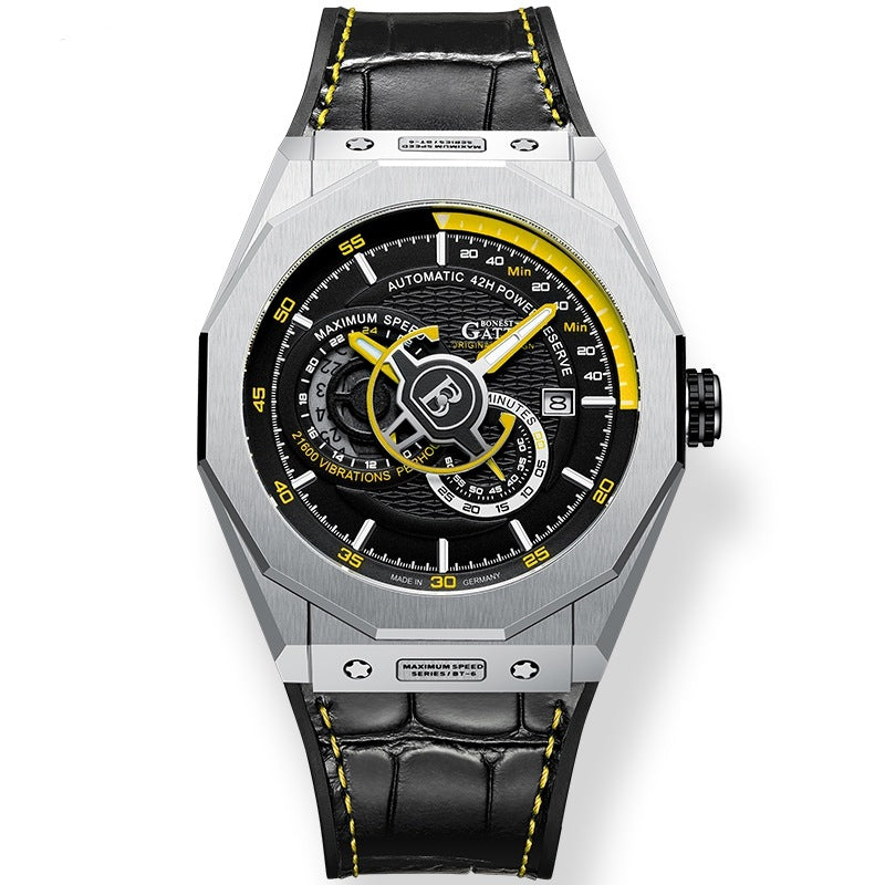 BG8601 Geometric Skeleton Automatic Watch
