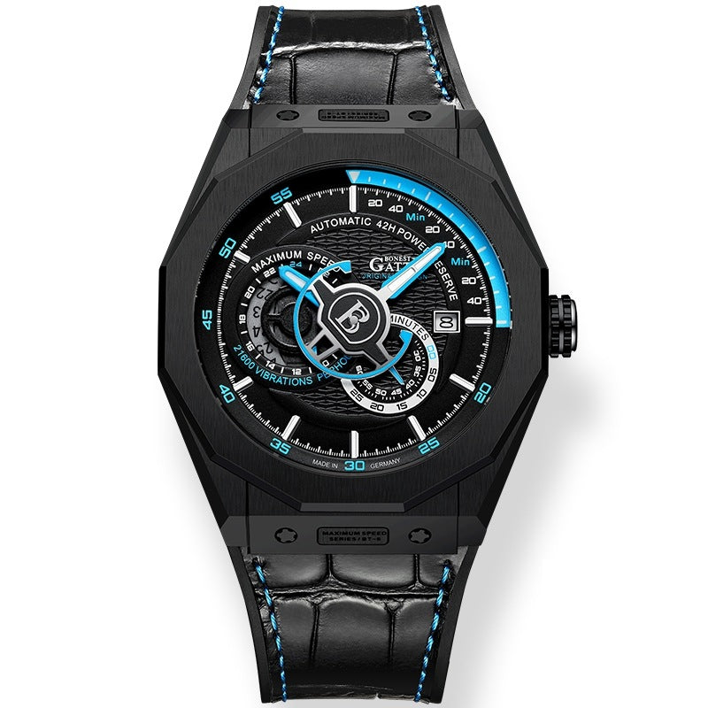 BG8601 Geometric Skeleton Automatic Watch