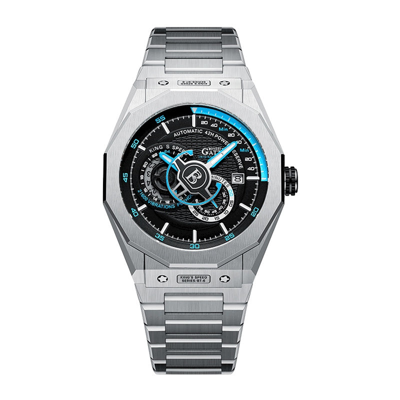 BG8601 Geometric Skeleton Automatic Watch