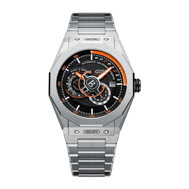 BG8601 Geometric Skeleton Automatic Watch