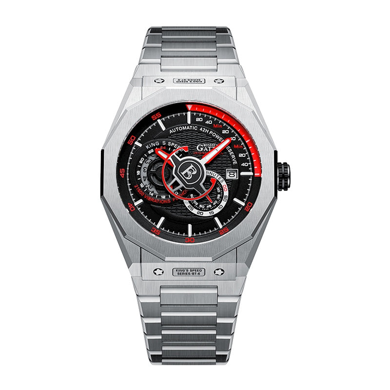 BG8601 Geometric Skeleton Automatic Watch