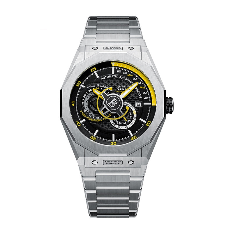 BG8601 Geometric Skeleton Automatic Watch