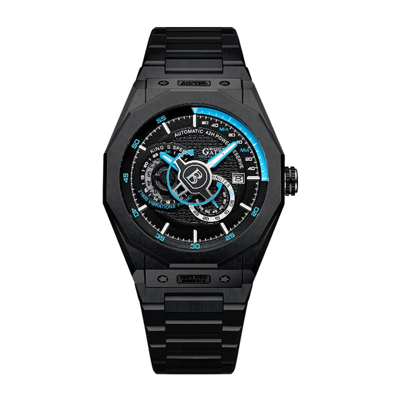 BG8601 Geometric Skeleton Automatic Watch