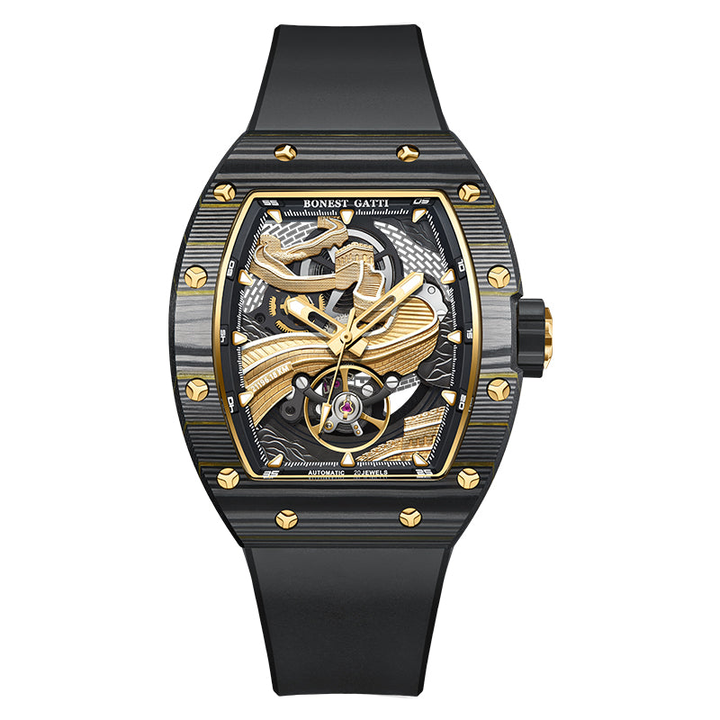 BG9003 Carbon Fiber Great Wall Automatic Watch
