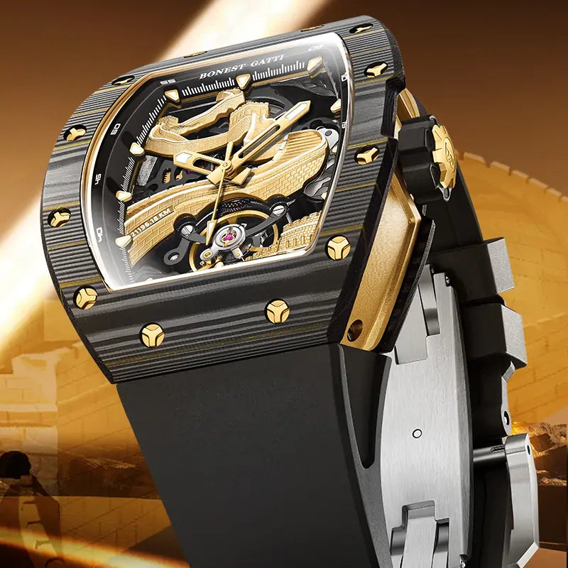 BG9003 Carbon Fiber Great Wall Automatic Watch
