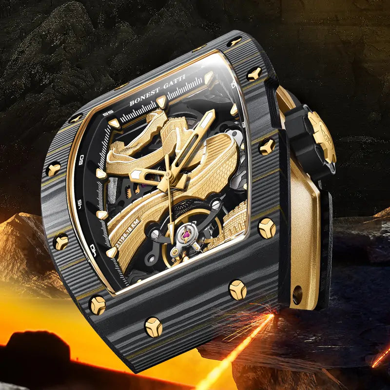 BG9003 Carbon Fiber Great Wall Automatic Watch