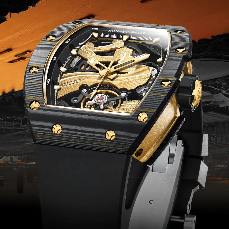 BG9003 Carbon Fiber Great Wall Automatic Watch