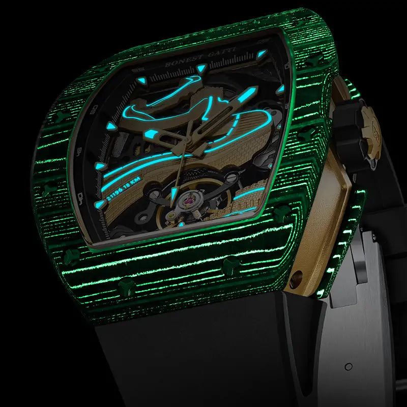BG9003 Carbon Fiber Great Wall Automatic Watch