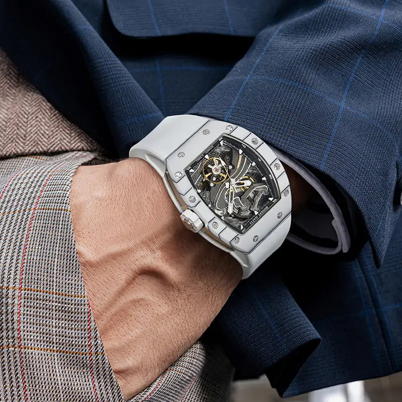 BG9003 Carbon Fiber Great Wall Automatic Watch