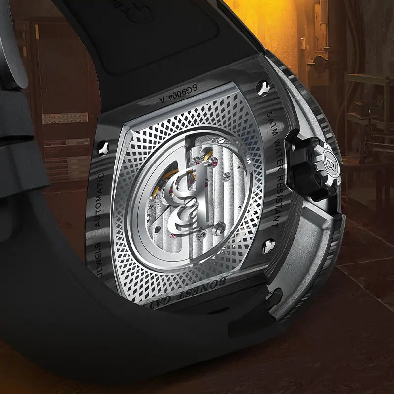 BG9004 Carbon Fiber Tonneau Automatic Watch