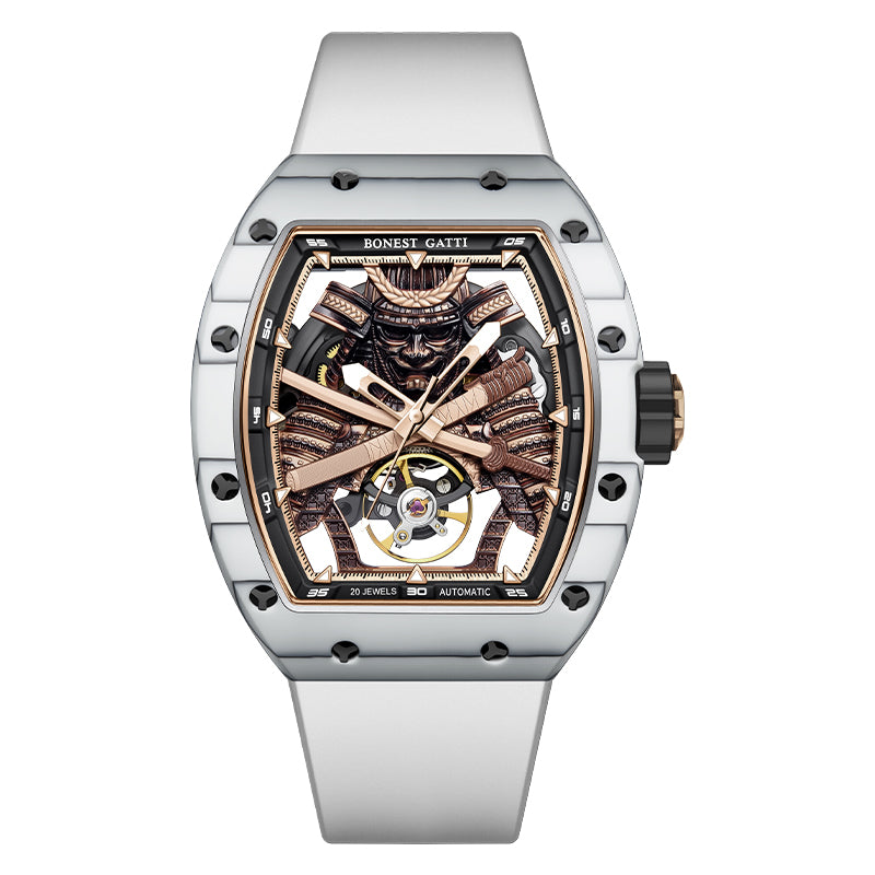 BG9008 Carbon Fiber Tonneau Automatic Watch