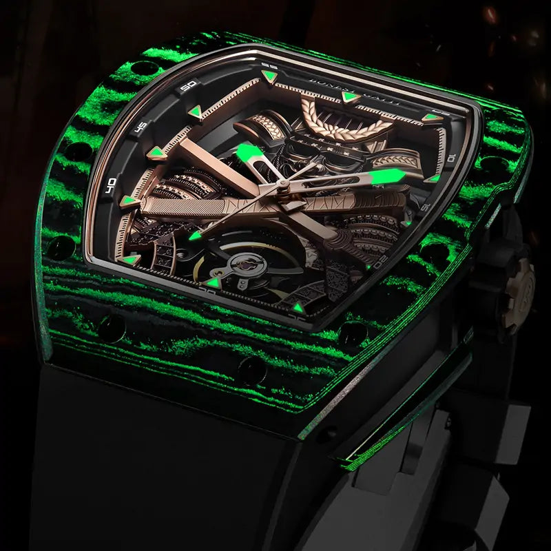 BG9008 Carbon Fiber Tonneau Automatic Watch