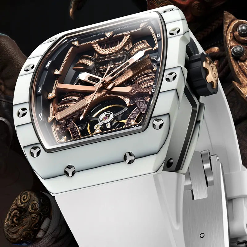 BG9008 Carbon Fiber Tonneau Automatic Watch