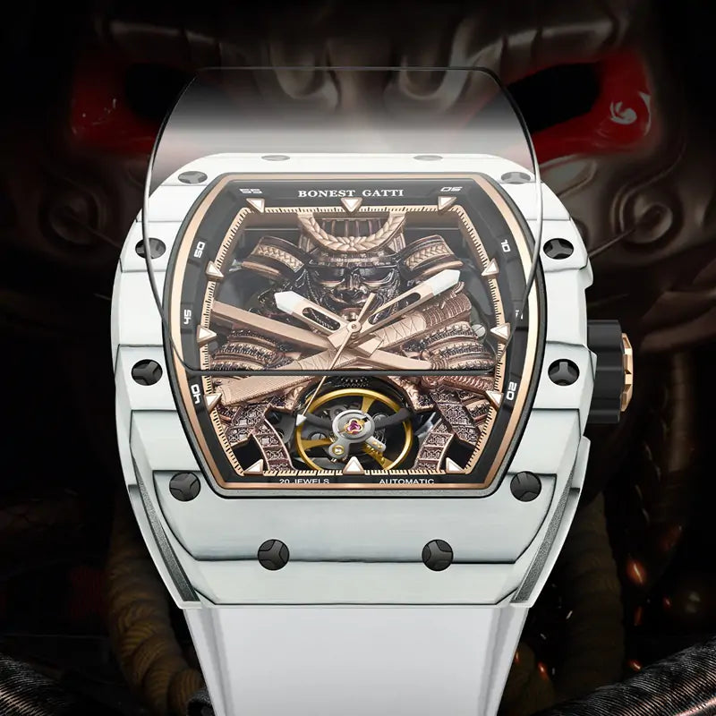 BG9008 Carbon Fiber Tonneau Automatic Watch