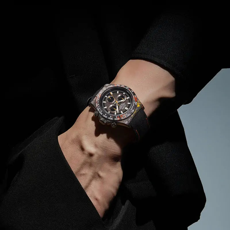 BG9010 Carbon Fiber Chronograph Watch