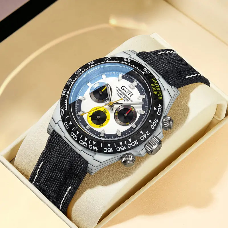 BG9010 Carbon Fiber Chronograph Watch