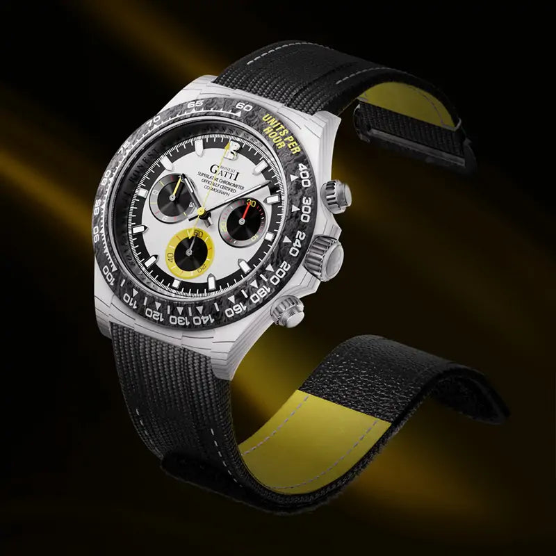 BG9010 Carbon Fiber Chronograph Watch