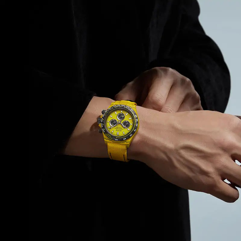 BG9010 Carbon Fiber Chronograph Watch