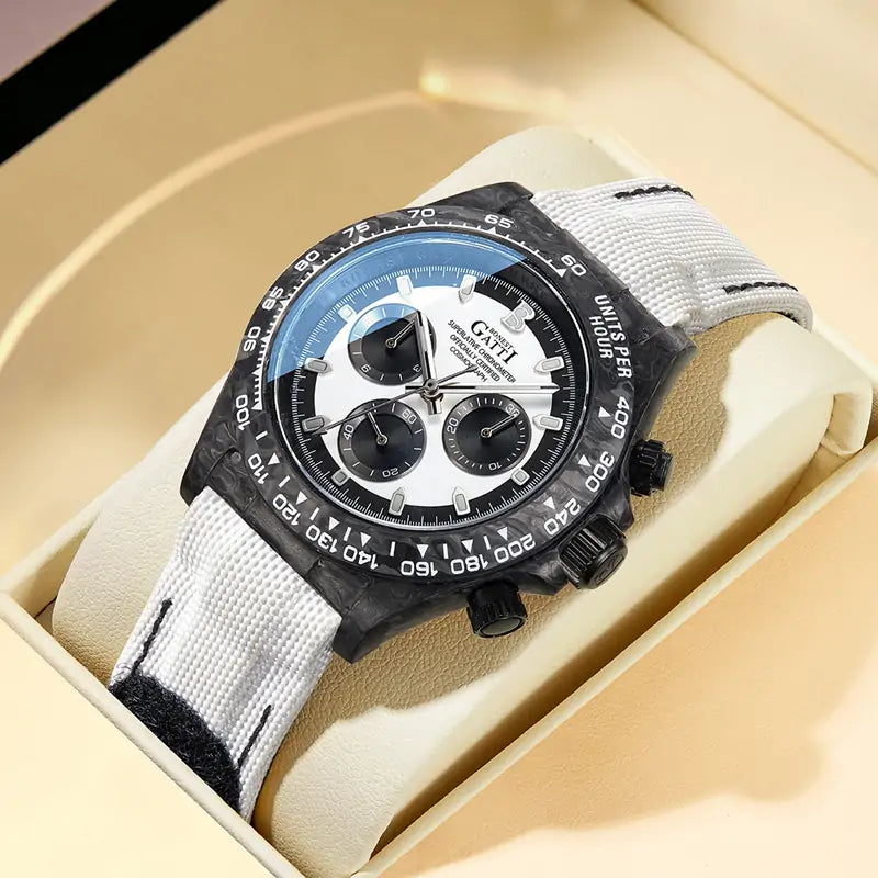 BG9010 Carbon Fiber Chronograph Watch
